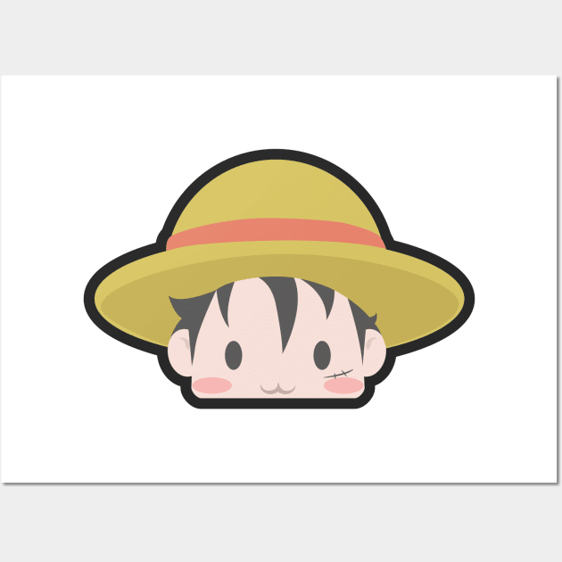 Luffy chibi Wall Art by Slayerem